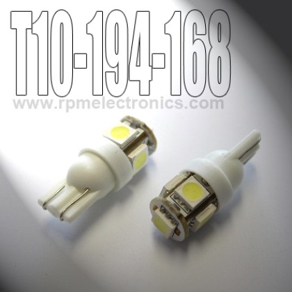 T10 194 168 5 SMD LED Wedge Bulb